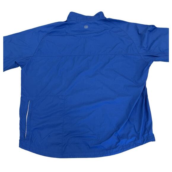 Peter Millar Pullover Windbreaker Mens Size XL Blue SMU Mustangs Logo 1/2 Zip - Picture 4 of 8